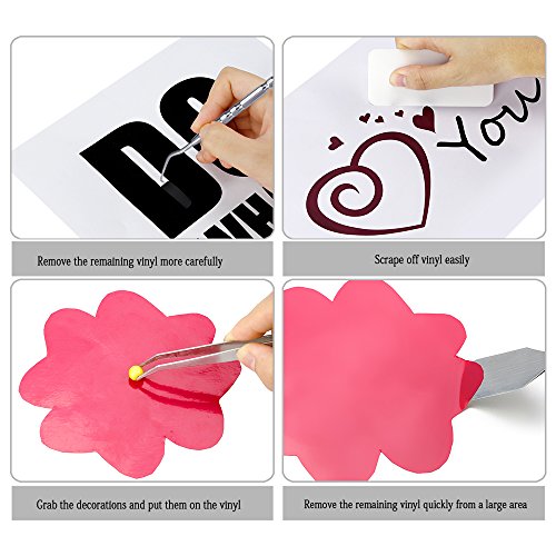 Caydo 10 Pieces Craft Weeding Tools Set Craft Vinyl Tools for Weeding Vinyl