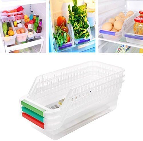 Glive's Multi Purpose Storage Rack Organizer Storage Box for Refrigerators for Double Storage (2)