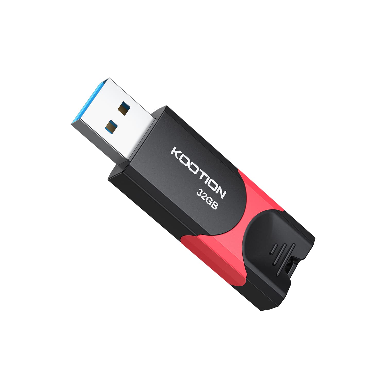 32GB USB 3.0 Stick Flash Drive, KOOTION 32GB Retractable Memory Stick Thumb Drive Ultra High Speed USB Stick Jump Drive Rugged Memory Stick with LED Indicator for Data Storage and Transfer