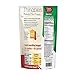 Flatbread Crackers high fiber, low calorie, low net carb (Italian Four Cheese, Pack of 6)