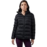 32 Degrees Heat Women’s Lightweight Packable Hooded Jacket – Water Resistant Travel Puffer