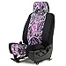 Outlaw Moonshine Muddy Girl Canvas Low Back Bucket Seat Cover W/Headrest Cover