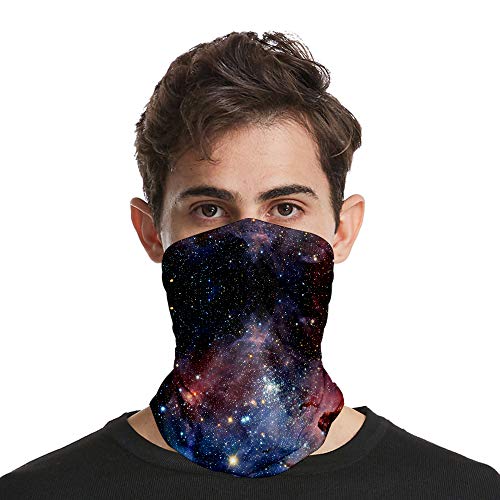 Neck Gaiters for Men and Women Neck Gaiter Scarf Headwear Face Mask Seamless Bandana for Rave Face Bandana Dust Wind UV Sun Protection Headwear Festival Party Riding Hunting Outdoor