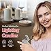 ETERNITY Lighters Flameless Electronic Rechargeable Windproof Premium Survival or Candle Lighter with Dual Arc, USB Cord, Brush, and Bag in Gift Box