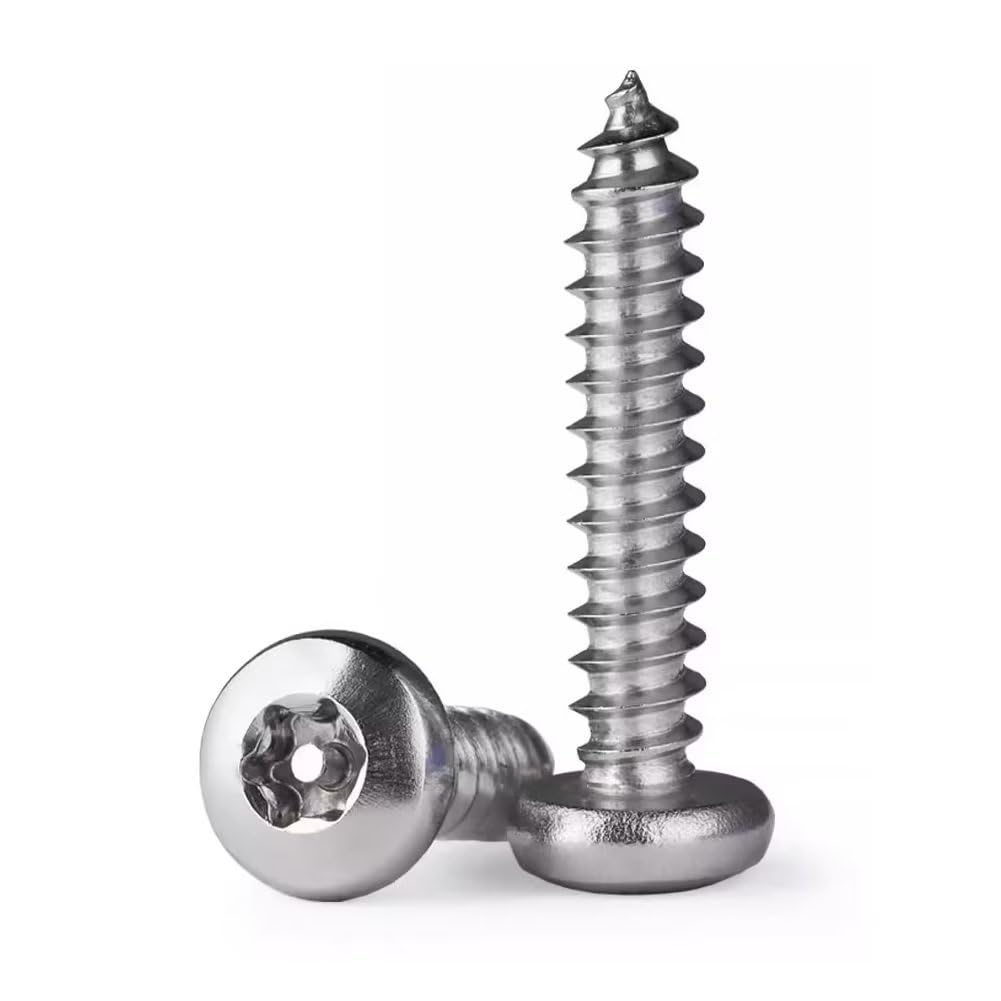 SYDARSYN Torx Self Tapping Screws 304 Stainless Steel Pan Head Wood Screws M3.9x13mm (20 pcs)