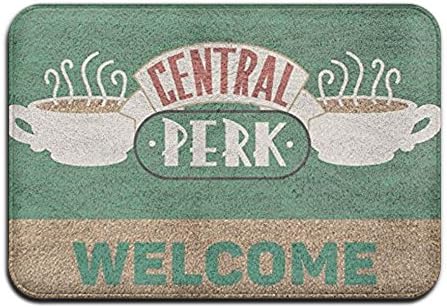 LianDiJiaChuang Central Perk Super Absorbent Anti-Slip Mat,Coral Carpet,Carpet Door Mat,Carpet,Carpet,Door Mat,40x60 Cm