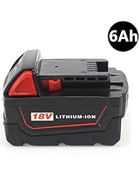 aoyan 20 V 6.0 Ah Litio Ion Max Batería de repuesto para Black & Decker LBXR20 lbxr20-ope LB20 LBX20 lbx4020 LB2 X 4020-ope Taladro Herramientas Eléctricas