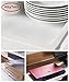 HityTech Shelf Liner, EVA Shelf Liners Can Be Cut Refrigerator Mats Fridge Cushion Liner Non-Adhesive Cupboard Liners Non-Slip Cabinet Drawer Table Liners - 59 x 17 3/4 in - Transparent