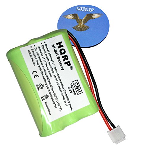 HQRP Phone Battery for VTech i6727, i6757, i6763, i6765, i6767, i6773, i6735, vt5875 Cordless Telephone plus Coaster