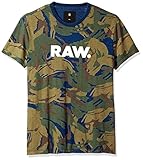G-Star Raw Men's Dc Classic Bound Round Neck Tee Short Sleeve, Rinsed/Dk Fall AO, Medium