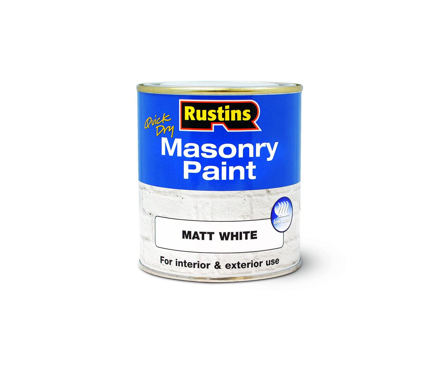 RUSTINS Masonry Paint Matt White 250ml