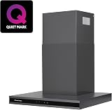 Russell Hobbs Midnight Collection 60cm T-Shaped Chimney Cooker Hood Dark Steel view 8