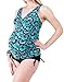 Oceanlily Women's Rouched Boyshort Bikini Swim Bottom