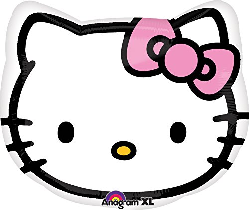 18â€ Hello Kitty Head Foil Balloon by Anagram International