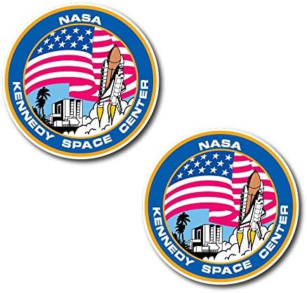 #11027 US Kennedy Space Center Sticker 2X Decal for Car, Motorcycles, Windows, Laptops, Walls and More (4")