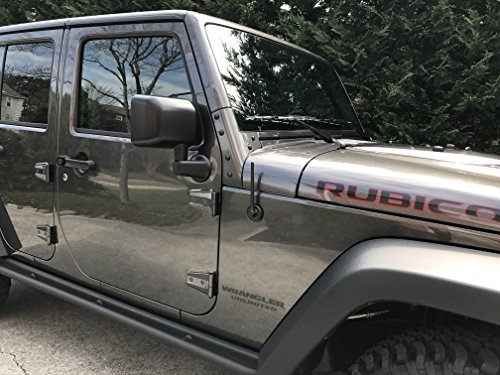 "THE ORIGINAL" - 2007-2018 Jeep Wrangler - 6 3/4" SHORT Custom Rubber Antenna - #1 RECEPTION SHORT ANTENNA