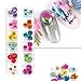 Nail Dried Flowers 3D Nail Art Decoration 48 Colors Mini Real Natural Dry Flowers for Nail Art Accessories DIY Crafts Nail Decals Stickers Manicure Charms Design Nail Tips Decor Supplies
