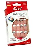 Kiss Nails Everlasting French Nail Kit Medium Chip Free # EFD03WG 56033