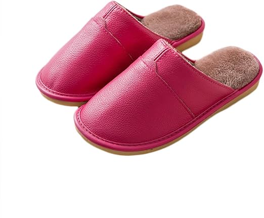 mens leather slippers amazon