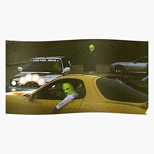 US209PT Boy Cactus Scott Album Travis Hood Car Jack, for Home Decor Wall Art Print Poster