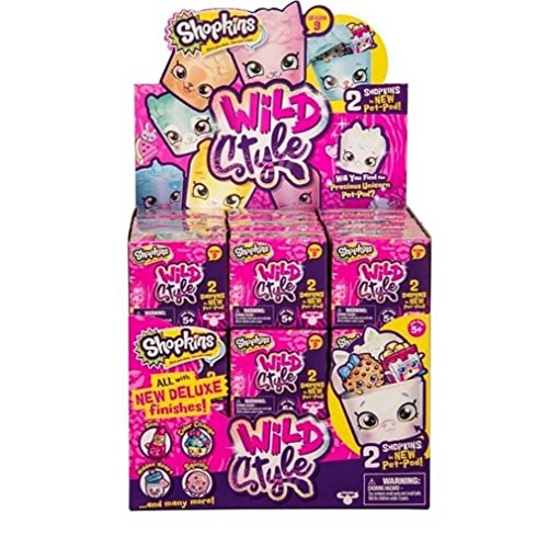Shopkins Season 9 Wild Style 2 Pack Pet-Pod Blind Box (Full Case of 27 2-Packs)