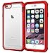 iPhone 6s Case, roocase [Glacier TOUGH] iPhone 6 (4.7) Hybrid Scratch Resistant Clear PC / TPU Armor Full Body Protection Case Cover with Built-in Screen Protector for Apple iPhone 6 / 6s (2015), Carmine Red