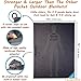 Indalo Premium Compact Blanket For Beach, Picnics, Camping, Hiking & More. 79x56 Inch, Lightweight & Waterproof With Stakes & Emergency Rain Hood (Blue/Gray)