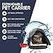 Pet Carrier for Small Dogs, Medium & Large Cats | Airline Approved Bag Under Seat, Expandable, Soft Sided | Cat, Dog, Kittens, Puppies Carriers Up to 16lbs with Free Travel Bowl by GloBal Pet