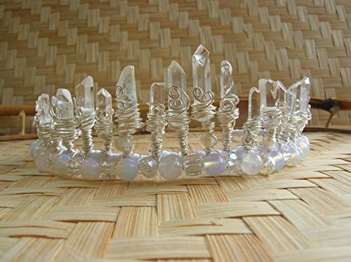 Crystal Point Wedding Tiara Crown Headdress