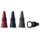 Rabbit W6121 Bottle Stoppers Set of 4, Multicolor Wine Bottle Caps to Preserve Freshness, Stylish and Durable, Perfect for Pa
