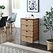4D Concepts 4-Drawer Wicker Stand, Wicker/Metal