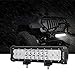 Auxbeam 12 Inch LED Light Bar with Wiring Harness 72W 7200lm Light Bar Combo Beams 24pcs 3W Led Chips Waterproof Led Work Light for Truck Pickup Jeep SUV ATV UTV