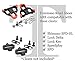 Tommaso Strada 100 SPD & Peloton Shoes for Mens Bikes—2 in 1 Cycling Shoes—Install Your Own Delta or SPD Cleats for Road Bikes, Indoor Cycles or Most Mens Bicycles—3 Hook & Loop—Size 12US—46EU