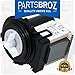 PartsBroz 4681EA2001T Washer Pump with Rubber Seal for LG Washer Drain Pump, Kenmore Elite Front Load Washing Machine AP5328388 PS3579318 fits WM8100HVA WM2487HWMA WM2277HW WM3170CW WM2650HRA WM2101HW