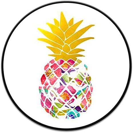 Custom Mounts and Holder, Expanding Stand Pop Grip Mount Sockets for Cellphones,Smartphones and Tablets - Pineapple Art Print Digital Black