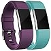 Maledan Replacement Bands for Fitbit Charge 2, Small