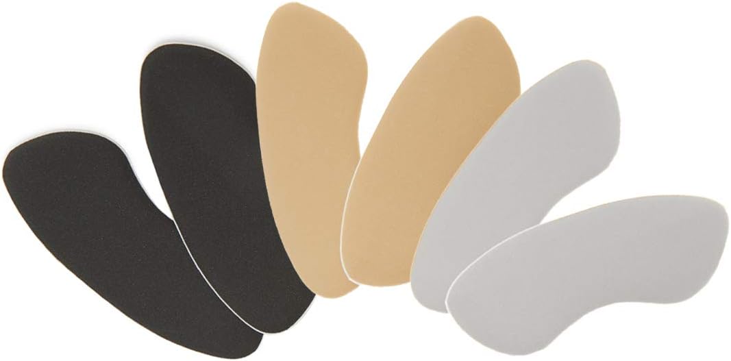 Fancy Feet Back of Heel Shoe Cushions (3 Pair) (3 Pair, Assorted)