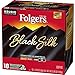 Folgers Black Silk Dark Roast Coffee, 72 K Cups for Keurig Makers, 18 Count (Pack of 4)
