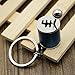 Waterwood Creative Auto Part Model Gear Box Shifter Keychain Key chain Ring-Silver&Blue