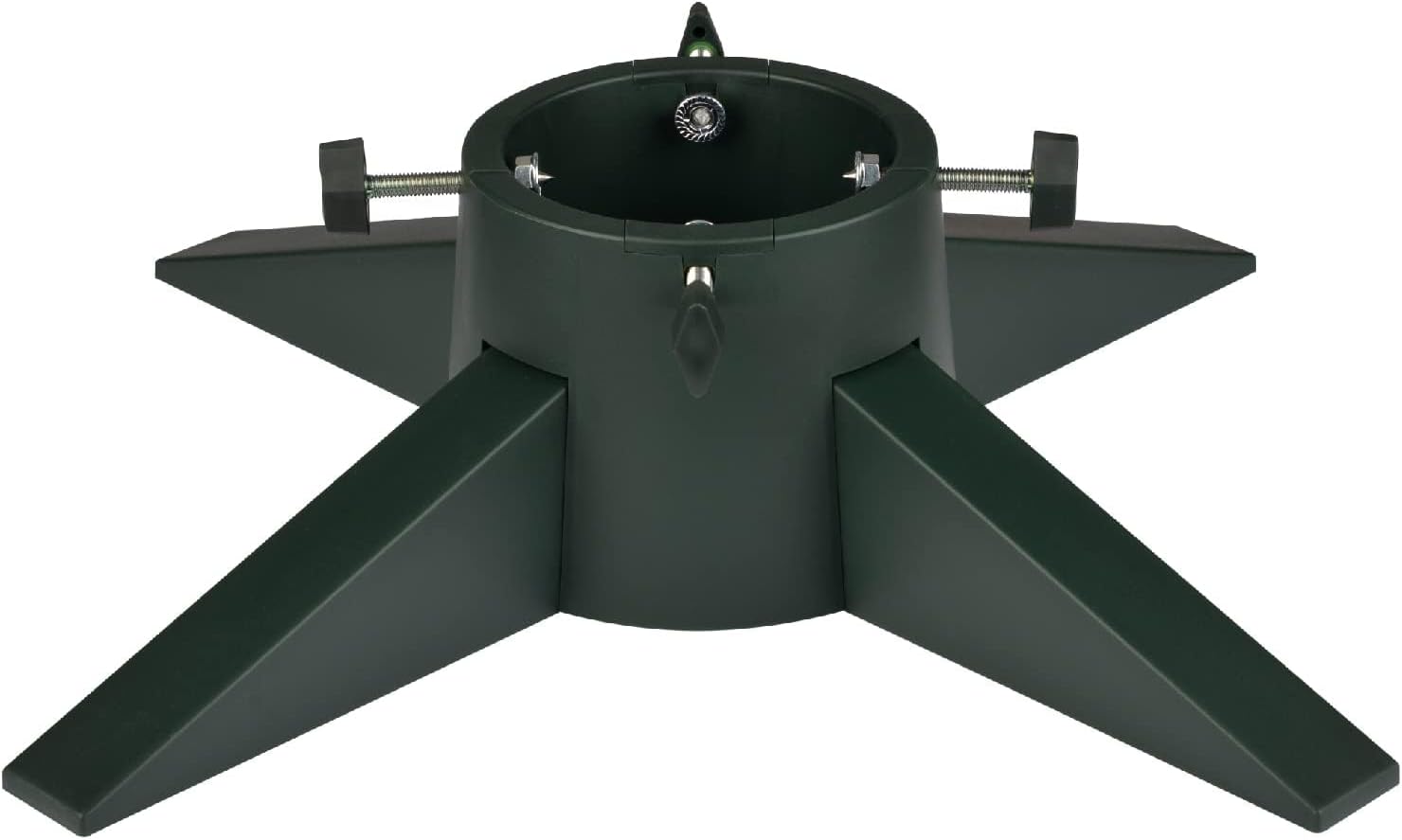 Tree Stands - Tree Nest Christmas Tree Stand for Real Christmas Trees Up to 7ft Green