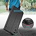 SHIELDON iPhone Xs Case, Genuine Leather iPhone Xs Wallet Folio Case with Auto Sleep Wake Function, Magnetic Closure, RFID Blocking Card Slots, Soft Back Cover Compatible with iPhone Xs - Black