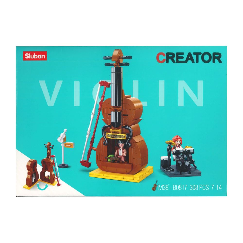 Sluban M38-B0817 Wonders-Violin Shop 308 Pieces