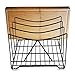 IZLIF Kitchen Cabinet Organizer Pantry Pot Lid Rack Cutting Board Holder ,7.25 inch High ,4 Compartments