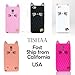 TISHAA Apple Iphone 6 Case(4.7 Inch) Bling Cat Case Protective Soft Skin Silicon Rubber Cover Cell Phone Case