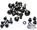 Black Fairing Bolt Kit Screws Fasteners for Yamaha YZF R1 2002-2003