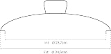 IBILI Glass Cover 24 cm Stainless Steel Clear Silver Black 24 x 24 x 10 cm view 5