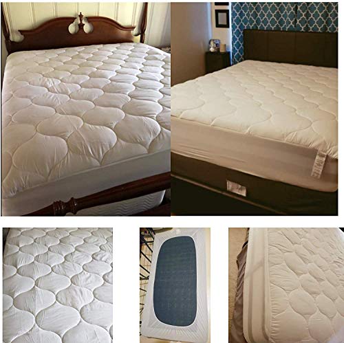 Ubauba Queen Mattress Pad - Down Alternative Mattress Protector Quilted Fitted Sheet Mattress Cover - Queen / 60x80