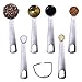Tovantoe Stainless Steel Measuring Spoons, Silver