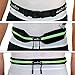 Running Belt Waist Pack Fanny Pack - Sleek Symmetrical Design, 2 Large Expandable Pockets, Reflective Material & 100% Water Resistant. Best for all iPhone, Samsung and Android Smartphones. (Green)