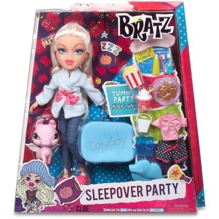 Fashion Dolls Bratz Sleepover Party Doll, Cloe